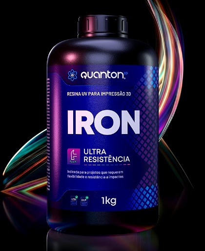 Frasco da resina Quanton3D Iron